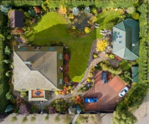 widok z góry na obiekt